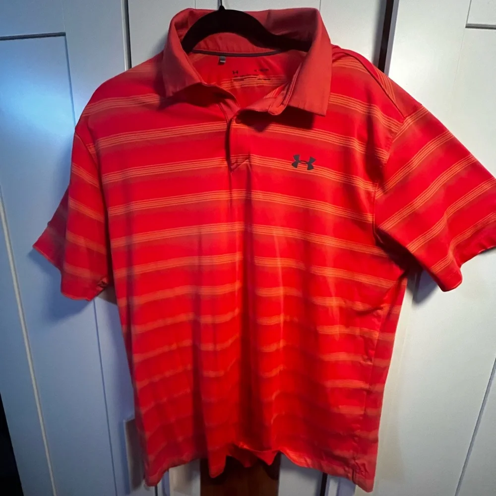 Under Armour XL Orange/Stripe - Picture 3 of 4